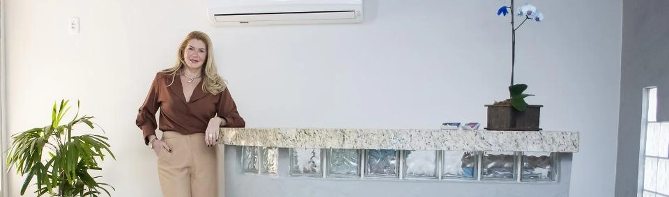 Recepção da Clínica Devir em Araçatuba